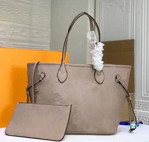 Moda clássica bolsas de moda letra de couro genuíno