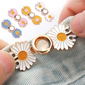 Broches Daisy Costura Aperte os enfeites da cintura da cintura Buttons Deco Fiftles Grosps para Jeans Pant Collaar Coats Sweater Bag