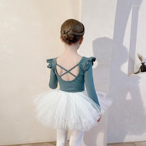 Scena nosić dzieci uwielbiające profesjonalne bellet tutu taniec kostium dziewczyna gimnastyka sukienka dla dzieci body Swan Lake
