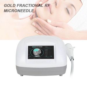 2023 Mesotherapy Device Fractional RF Equipment Radiofrequency with Microneedle Gold RF Micro Meedle Machine Skin Rejuvenation Wrinkle Remover Stretch