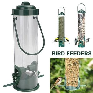 Other Bird Supplies Pet Feeder Bucket Hanging Outdoor Plastic Hummingbird Tree Garden Decoration Cage Accessories 230130