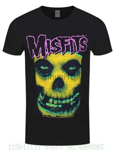 メンズTシャツThe Misfits Tシャツカラーメンズブラックラウンドネックベストセラー男性ナチュラルコットンシャツj230731