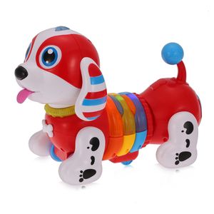 Elektrische RC-Tiere RC Smart Sausage Dog mit Infrarot-Fernbedienung Sing Dance Walking Robot Niedliches elektronisches Haustier-Lernspielzeug für Kinder 230801