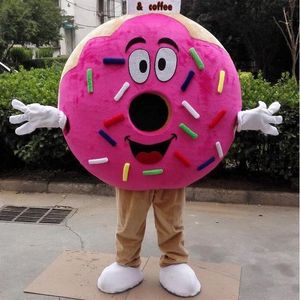 Halloween Donut Mascot Costume Top quality Cartoon Plush Anime theme character Christmas Carnival Adults Birthday Party Fancy Outf261Q