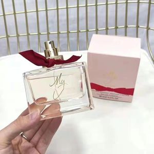 Luxuries Designer Pink Lady Rose My Blush 90ml Bow Bouquet香水女性の香水のための永続的な花の香り