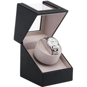 EU Plug High Class Motor Shaker Watch Winder Holder Display Automatisk mekanisk klocka Winding Box Jewelry Automatiska klockor Låda L327C