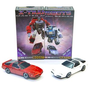 Giocattoli di trasformazione Robot Transform Robot Toy X Transbots MM VI MM 6 Boost Windcharger MM VII MM 7 Hatch Portellone posteriore Ver in stock 230731