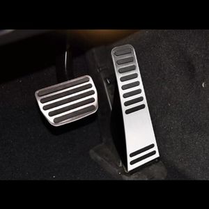 Accelerator Brake Pedal Decoration Decals 2st för Volvo XC90 S90 V90 Rostfritt stål Bil Interiör Tillbehör2567