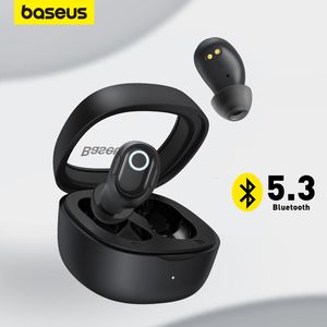 携帯電話イヤホンベーススベーススWM02ワイヤレスTWS Bluetooth 5 3ヘッドフォンミニおよびコンパクトな快適な摩耗25時間のバッテリー寿命230731