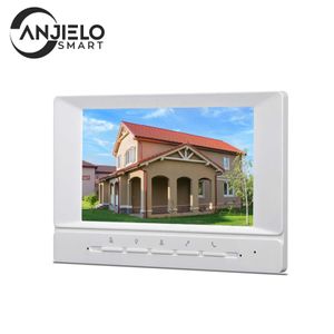 WIRED Video Intercom System 7 Inches Screen Support Unlock Monitoring for Villa Home Office Apartment