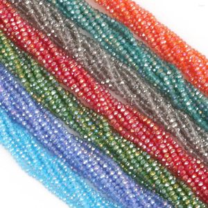 Choker Multi Color 3mm 125pcs Bicone Crystal Crystal Beads Cut Огне