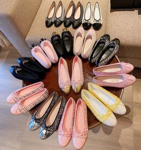 발레 플랫 진짜 가죽 신발 디자이너 여성 로퍼 드레스 신발 여성 플랫 신발 크기 34-41casual 신발 디자이너 웨딩 파티 Bow Knot Luxury Loafers