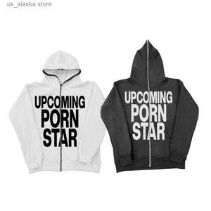 Herren Hoodies Sweatshirts Y2K Reißverschluss Hoodie lässig vielseitig übergroß