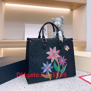 Luxury Designer Women Bags Totes Shopping Messenger Embroidery Printing Leather Handbag Purses Handbags Woman Shoulder Bag