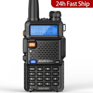 Walkie Talkie Baofeng UV 5R Long Drange Ham Amateur с FM Radio 10 км портативный двухэтажный UV 5R CB 230731