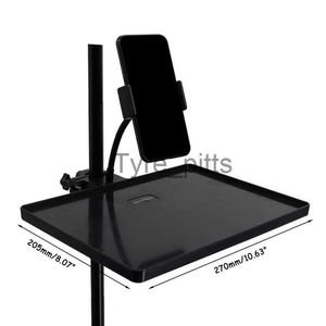 MP3/4 Docki Cradles Grusten Dyld Card Tray Stand Live Mikrofon z mikrofonem z plastikowym stojak