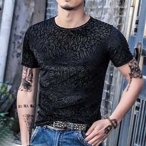 T-shirt da uomo Stampa Moda Casual Allentato T-shirt vintage Pullover Tinta unita Semplicità Abbigliamento da uomo bello Estate Girocollo sottile J230731