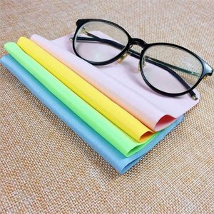 5Pcs Cleaning Supplies Soft Chamois Glasses Cleaner Eyeglasses Microfiber Clean Cloth Lens Phone Screen Cleaning Wipes Tools