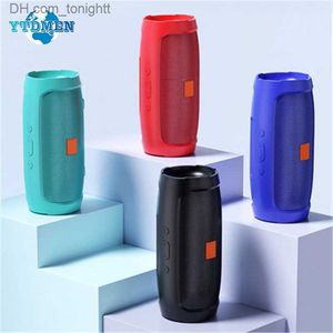 Portable Speakers Portable Bluetooth speaker with extended bass and treble wireless HiFi speakers for camping outdoor support AUX TF stereo music box Z230801