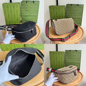 Män- och kvinnodesigner Bagage midjepåse Presbyopia Canvas Kvalitet Webben är justerbar utomhusvattentät bältesväska Fanny Pack Purse Handing Midjepaket 449182