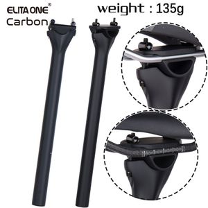 Bike Groupsets ELITA ONE MTB Carbon Fiber Seat Post 27 2 30 9 31 6mm Mountain Road Seatpost UD Matte Bicycle Parts 230801