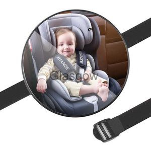 Bilspeglar Kidu Safe Baby Car Mirror för bakre barn Monitor Utsikt mot baksätet Spädbarn barn helt monterad justerbar baksätspegel x0801