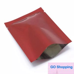 Wholesale Open Top Aluminum Foil Vacuum Food Storage Packing Bags For Nuts Snack Tea Packing Heat Seal Mylar Pouches Bag