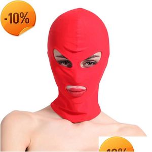 Other Health Beauty Items Mas Erotic Accessories Of Slave Bondage Soft Elasticity Head Mask Toys For Bdsm Fetish Restraints Headge Dhtan