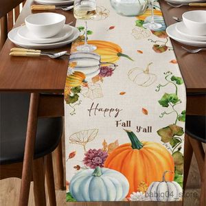 Tkanina stołowa Święto Dziękczynienia dynia impreza świąteczne stół