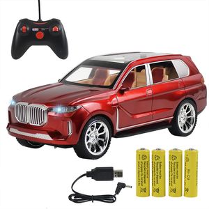 Electric RC Car X5 RC 1/14 Giocattoli telecomandati Ricaricabili a 4 vie Wireless SUV Modello Electric Toy Boy Regali di compleanno 230801