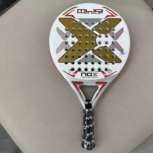 Tennis Rackets Padel Racket 3K 12k 18k Fiberglass Fiber Rough Surface High Balance with EVA SOFT Memory Paddle 230801