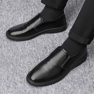 Dress Shoes Men's Autumn Set Foot Leather Soft Breathable Business Casual Korean Edition 230731