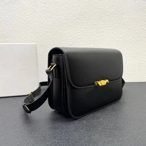 Luxus Marke Tasche Triumph Glatte Rindsleder frauen Schulter Mode Designer Kreuz Körper Gold Kette Einkaufstasche Geldbörse DD