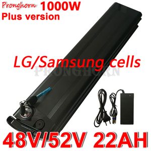 For Samsung 48V 25Ah Silver Fish 18650 eBike Battery 48V 52V 15Ah 18Ah 20Ah 22Ah 25Ah Bicycle Batteria for 1000W 750W 500W Bafang