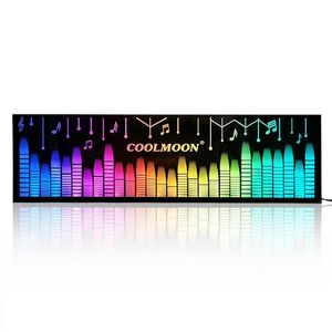 Coolmoon Zasilacz RGB Light Board komputerowy panel boczny 16 milionów wystroju podwozia z pilotem - 2269o