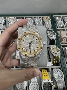 Relógio masculino de luxo para homens, relógios de movimento de designer, relógio moissanite de diamante de alta qualidade, relógio montre iced out, relógios masculinos automáticos montre luxe, relógios de luxo i77