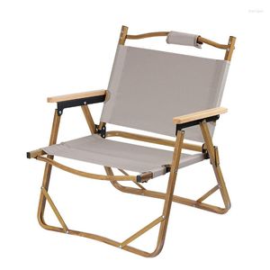 Meble obozowe Przenośne składane krzesło kmite kemping na zewnątrz kemping piknik stołkowy stołek aluminium aluminium siedzisko plażowe