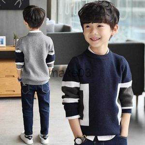 Cardigan Kids Boys Sweater Children Sweater For teenager Student ONeck Warm pullover knitted sweaters Boys Clothes 4 5 6 7 8 9 10 11 14T J230801