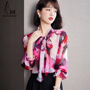 Женские блузки с длинным рукавом топ одежда корейская стильная роскошная мода женщина блузя 2023 Рубашки и рубашка жены