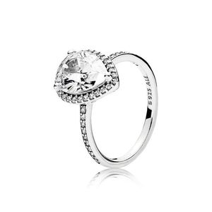 Band Rings Tear Drop Cz Diamond Ring Original Box For Pandora 925 Sterling Sier Set Women Wedding Gift Jewelry Delivery Dhx2H