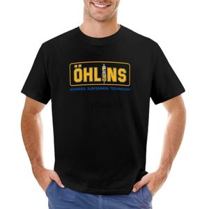 Erkek Tişörtleri Ohlins Racing Retro T-Shirt Spor Fan T-Shirts Plus Boyut Tişörtleri Büyük Boy T-Shirt Bluz Erkek Giysiler J230731