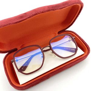 2023 Ny lyxdesigner Solglasögon G Familjeglasögon Kvinnor Summer Fashion Solglasögon Spel rund ram Myopia Sun Protection Style G0459