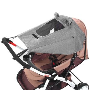 Stroller Parts Accessories Universal Baby Stroller Accessories Sun Shade UV Protection Sunshade Carriage Canopy Cover for Prams Infants Car Seat Sun Visor 230731