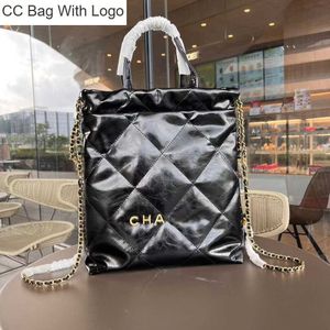 CC Bag Hot Designer Backsack Style CC 23 Shoulder School Bag Womens äkta läder Handväskor Dubbelkedja stor korg Tote Back Pack Travel Fashion Book Bags Men Clut