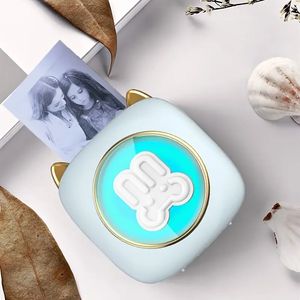 Portable Mini Photo Printer: Smart Multi-Function, Ink-Free, Color Printing with BT Thermal Technology