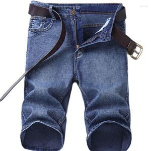 Erkek Kotları 2023 Yaz İnce Modeller -Teliten Streç Denim Şort Düz gevşek beş noktalı pantolon