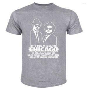 Camisetas masculinas Camisa masculina de manga curta Blues Brothers Smoking Top Tees Moda Tee-shirt Masculino Summer Tops