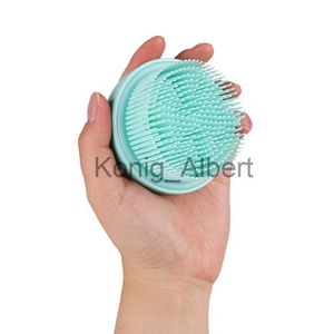 Other Bath Toilet Supplies Lohas Small Round Silicone Body Brush for Baby Hair and Foot Scrubber Soft Silicone Body Massage Brush Bath Shower x0731 x0809
