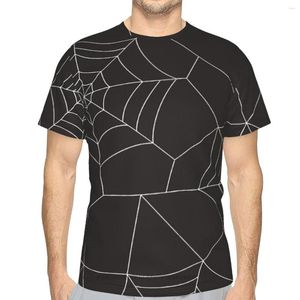 Herr t-skjortor skelett skalle ben tshirts halloween apider web 3d tryckt retro kortärmad polyester harajuku o-hals toppar streetwear