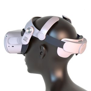 Cinturino per la testa per occhiali VR per Oculus Quest 2 Regolabile Migliora il comfort Halo Elite Accessori Cuffie 230801